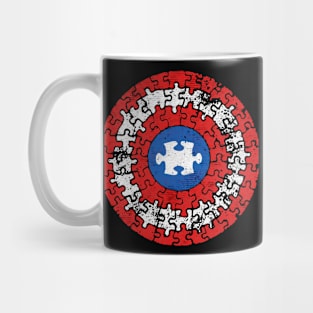 Sheild america captain puzzle Mug